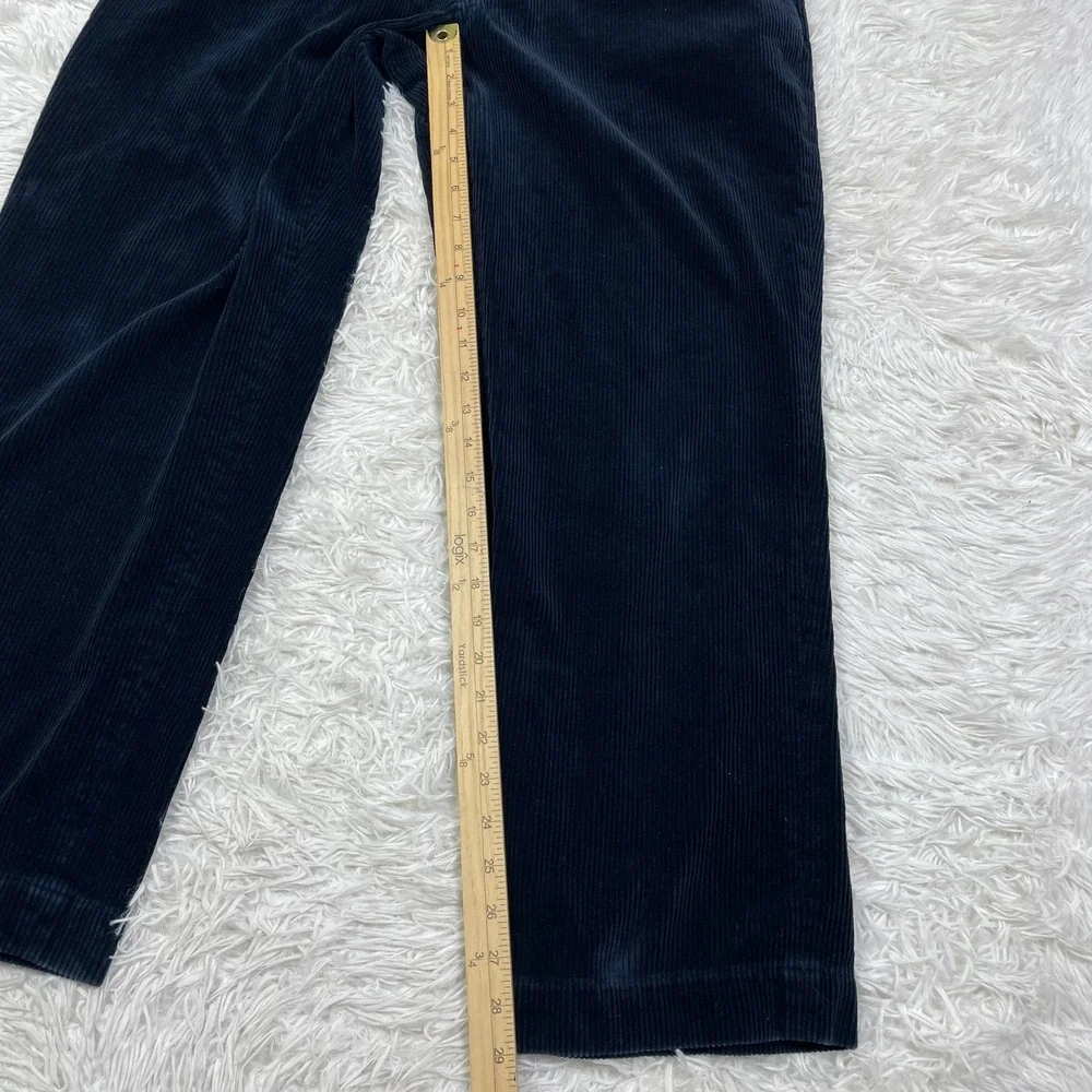 VTG Polo Ralph Lauren Pants Mens 38x30 Blue Corduroy Preston Pant Cotton Casual - Picture 12 of 15